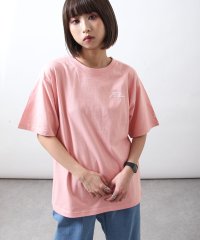 ZIP FIVE/高密度生地左胸筆記体刺繍半袖Tシャツ/504688991