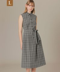 MACKINTOSH LONDON/【L】ラインチェックコットンワンピース/505282169