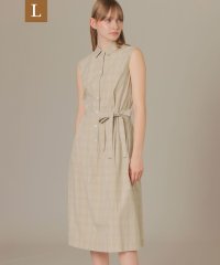 MACKINTOSH LONDON/【L】ラインチェックコットンワンピース/505282169