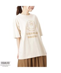 MAC HOUSE(women)/PEANUTS SNOOPY プリントTシャツ 335152314/505306796