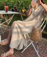 VitaFelice/ヴィータフェリーチェ VitaFelice ロングシャツワンピース/505305944