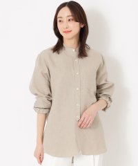 S.ESSENTIALS/【近江の麻】バンドカラーシャツ（UNISEX）/505122372