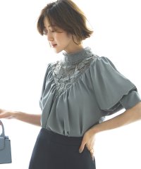 RUIRUE BOUTIQUE/ルイルエブティック RUIRUE BOUTIQUE トライアングルレースブラウス/505168049