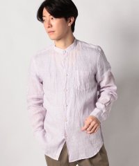 BENETTON (mens)/リネン100％長袖バンドカラーシャツ/505206168