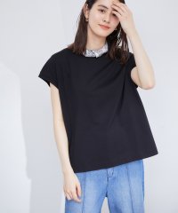 ROPE'/【新色追加】【洗える】アームレットキャップスリーブTシャツ/505229406