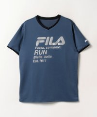 fila(men)/【ラン】接触冷感 プリントVネックTシャツ メンズ/505288596