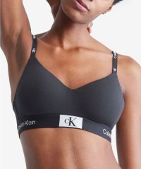 Calvin Klein/【CALVIN KLEIN / カルバンクライン】ブラジャー フロントロゴ アンダーウェア 見せブラ スポーツブラ  下着 QF7218/505301376