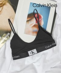 Calvin Klein/【CALVIN KLEIN / カルバンクライン】CK ブラジャー フロントロゴ アンダーウェア 見せブラ スポーツブラ 下着 QF7216/505301377