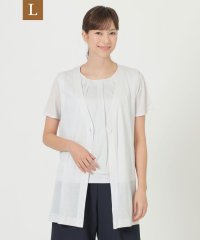 TRANS WORK(L)/【L】【ウォッシャブル】【接触冷感】オメガフライスカットソージレ/505305733