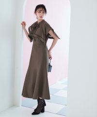 RUIRUE BOUTIQUE/ルイルエブティック RUIRUE BOUTIQUE スクエアケープロングワンピース/505308025