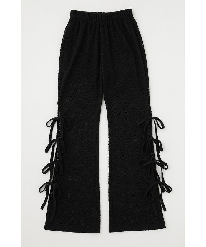 セール】SIDE RIBBON LACE パンツ(505308511) | マウジー(moussy