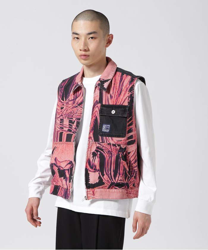 RASSVET(PACCVET)/ラスベート/FLOWER PRINT DENIM JACKET RASSVET(PACCVET)/ラスベート/FLOWER PRINT DENIM JACKET
