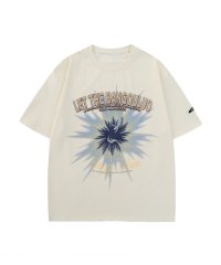 HOOK/フック HOOK 【HOOK】個性派抽象画プリント半袖ビッグTシャツ/505309197