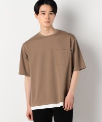 COMME CA ISM MENS/★ＴＶドラマ着用商品★ ストレッチポンチ フェイクレイヤード Ｔシャツ/505289833