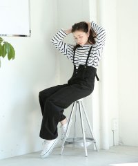 aity/アイティ aity サスペンダー付きハイウェストツイルパンツ/505311193