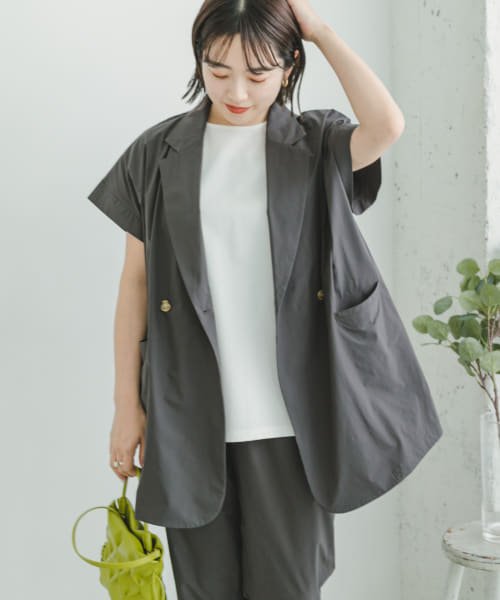 セール】『UR TECH POLIsh POLI』ジレ(505312273) アイテムズ アーバンリサーチ(レディース)(ITEMS URBANRESEARCH) d fashion アーバンリサーチ ジレ