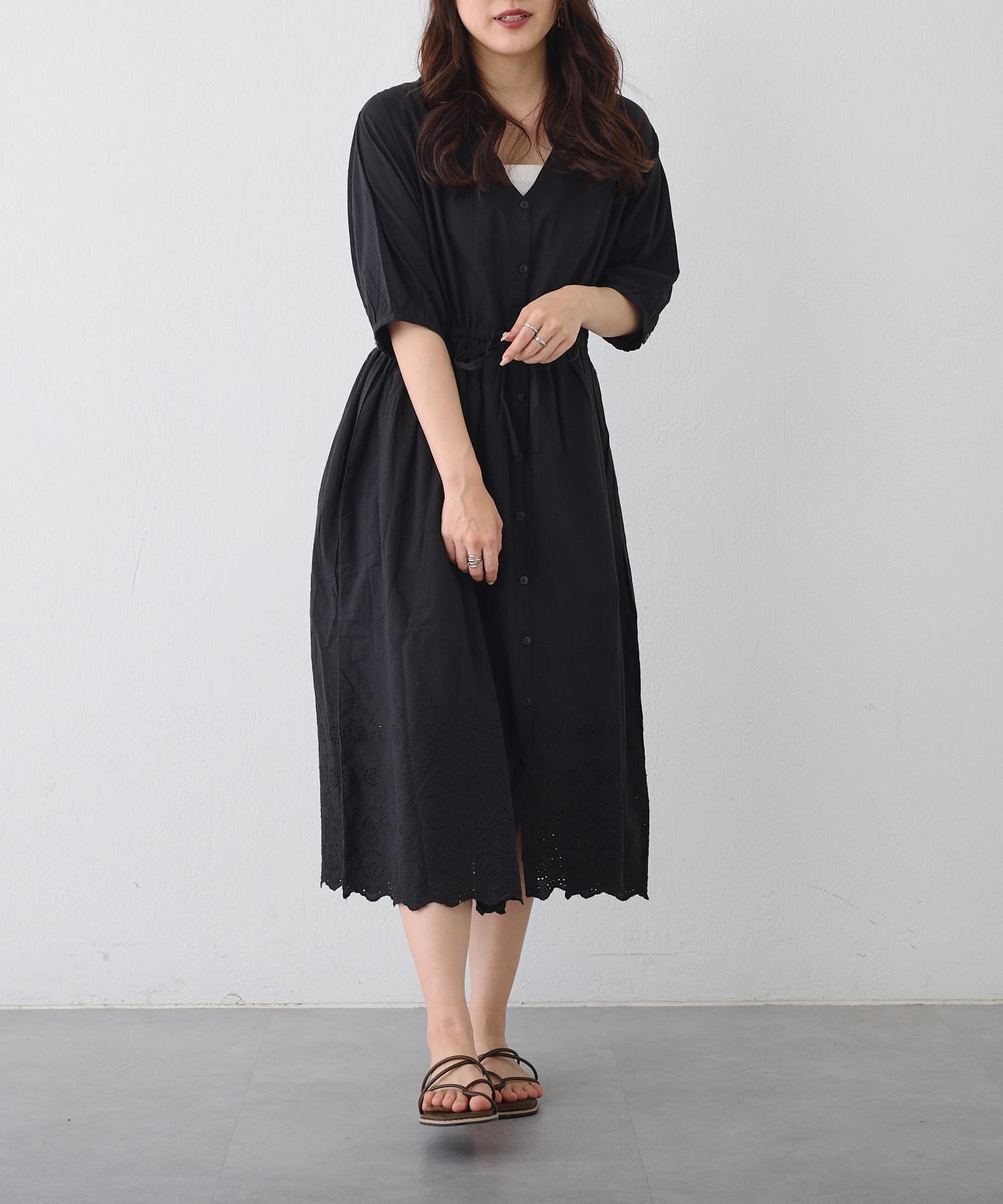 クーポン】【セール 40%OFF】【インド綿100％】スカラップレース