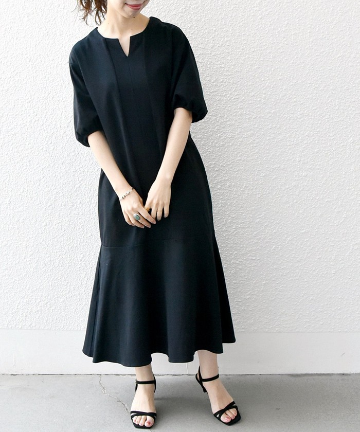 セール 30%OFF】SHIPS any:〈洗濯機可能〉ドライ ポンチ キーネック