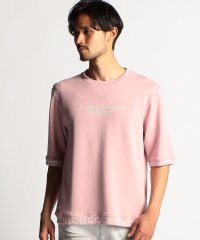 NICOLE CLUB FOR MEN/ダンボールニット5分袖プルオーバー/505304066