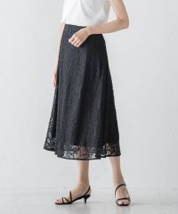 ketty/【低身長向けプチサイズ展開あり】レースセミフレアスカート ≪洗濯機で洗える≫/505313121