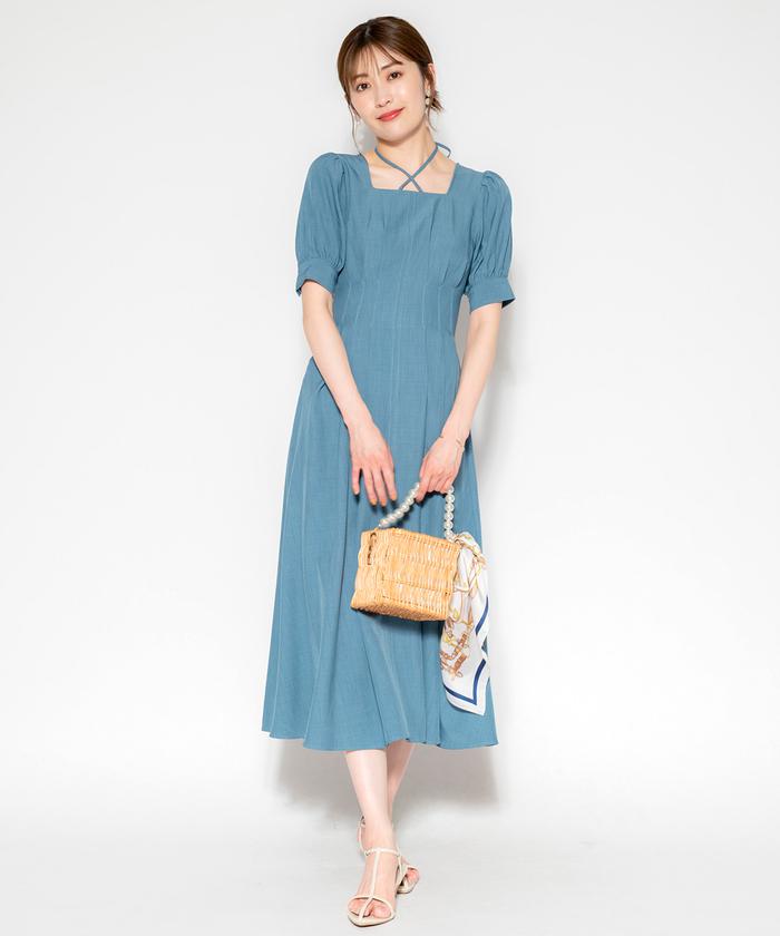【美品】AND COUTURE ホルターワンピース 美品】AND COUTURE ホルターワンピース