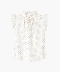 To b. by agnes b. OUTLET/【Outlet】 WU39 CHEMISE ミニドットフリルブラウス/505280580