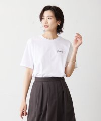 J.PRESS LADIES（LARGE SIZE）/エンブロイダリー ロゴ Tシャツ/505287028