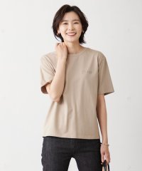 J.PRESS LADIES（LARGE SIZE）/エンブロイダリー ロゴ Tシャツ/505287028