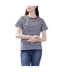 MAC HOUSE(women)/NAVY ネイビー USコットン ライトウェイトクルーTシャツ CO233－WC008/505308785