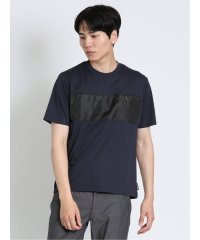 TAKA-Q/異素材切替 クルーネック 半袖 メンズ Tシャツ カットソー カジュアル インナー ビジネス ギフト プレゼント/505310593