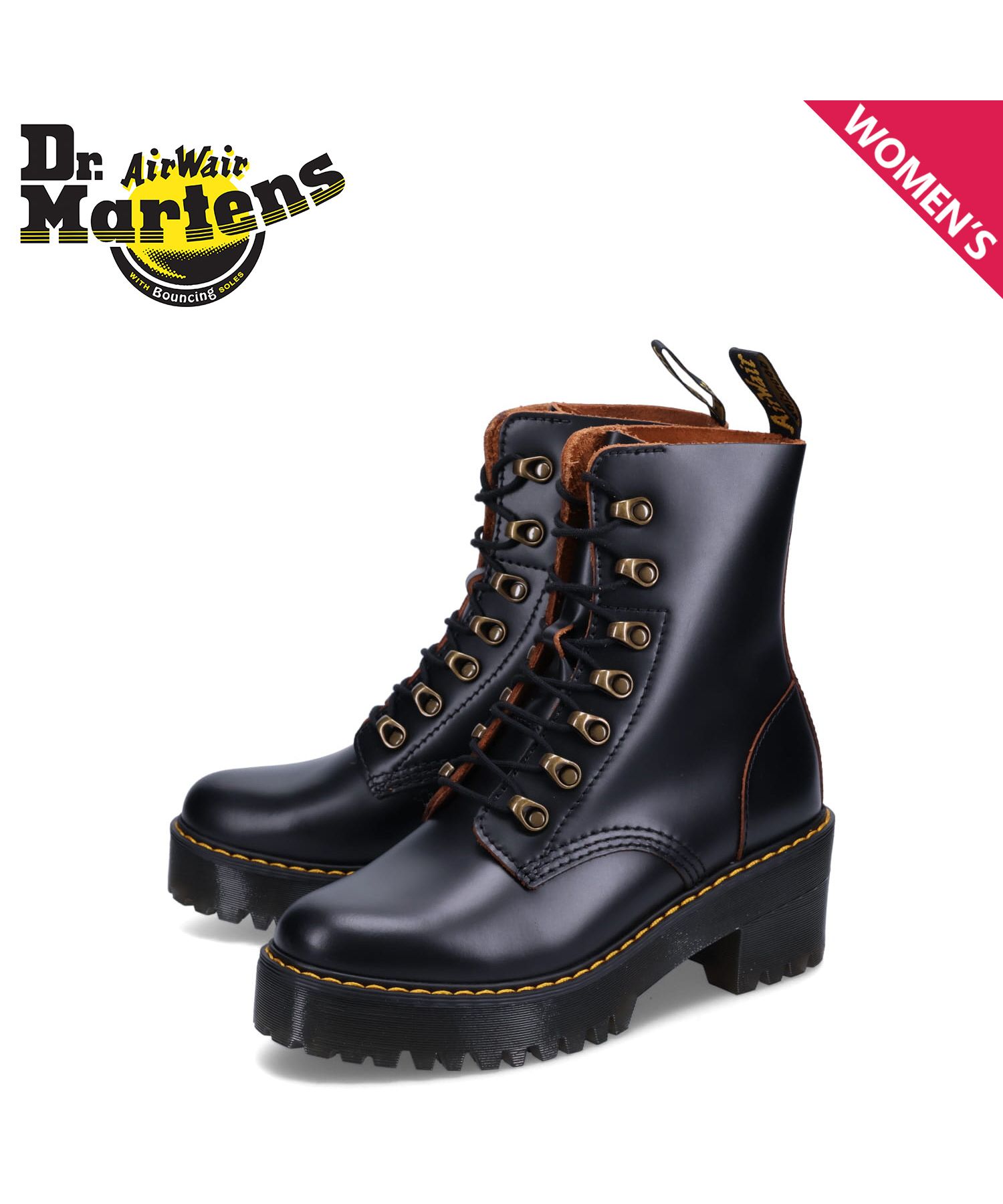 ドクターマーチン Dr.Martens ブーツ ヒールブーツ レディース 厚底 ...