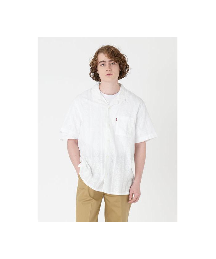 セール 30%OFF】サンセット 半袖シャツ ホワイト WALTER