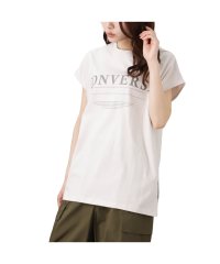 MAC HOUSE(women)/CONVERSE コンバース サイドスリット入りフレンチスリーブTシャツ 3282－5861/505317226