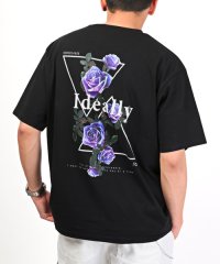 LUXSTYLE/フラワープリント半袖ビッグTシャツ/Tシャツ 半袖 半袖Tシャツ 花柄 フラワー バックプリント メンズ/505317389