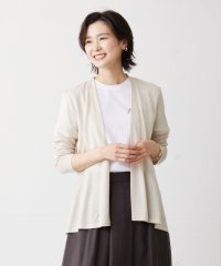 J.PRESS LADIES（LARGE SIZE）/【WEB限定カラーあり・UVカット・接触冷感】セルロースジャージー カーディガン/505318165