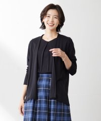 J.PRESS LADIES（LARGE SIZE）/【WEB限定カラーあり・UVカット・接触冷感】セルロースジャージー カーディガン/505318165