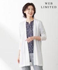 J.PRESS LADIES（LARGE SIZE）/【WEB限定カラーあり・UVカット・接触冷感】セルロースジャージー ロング カーディガン/505318166