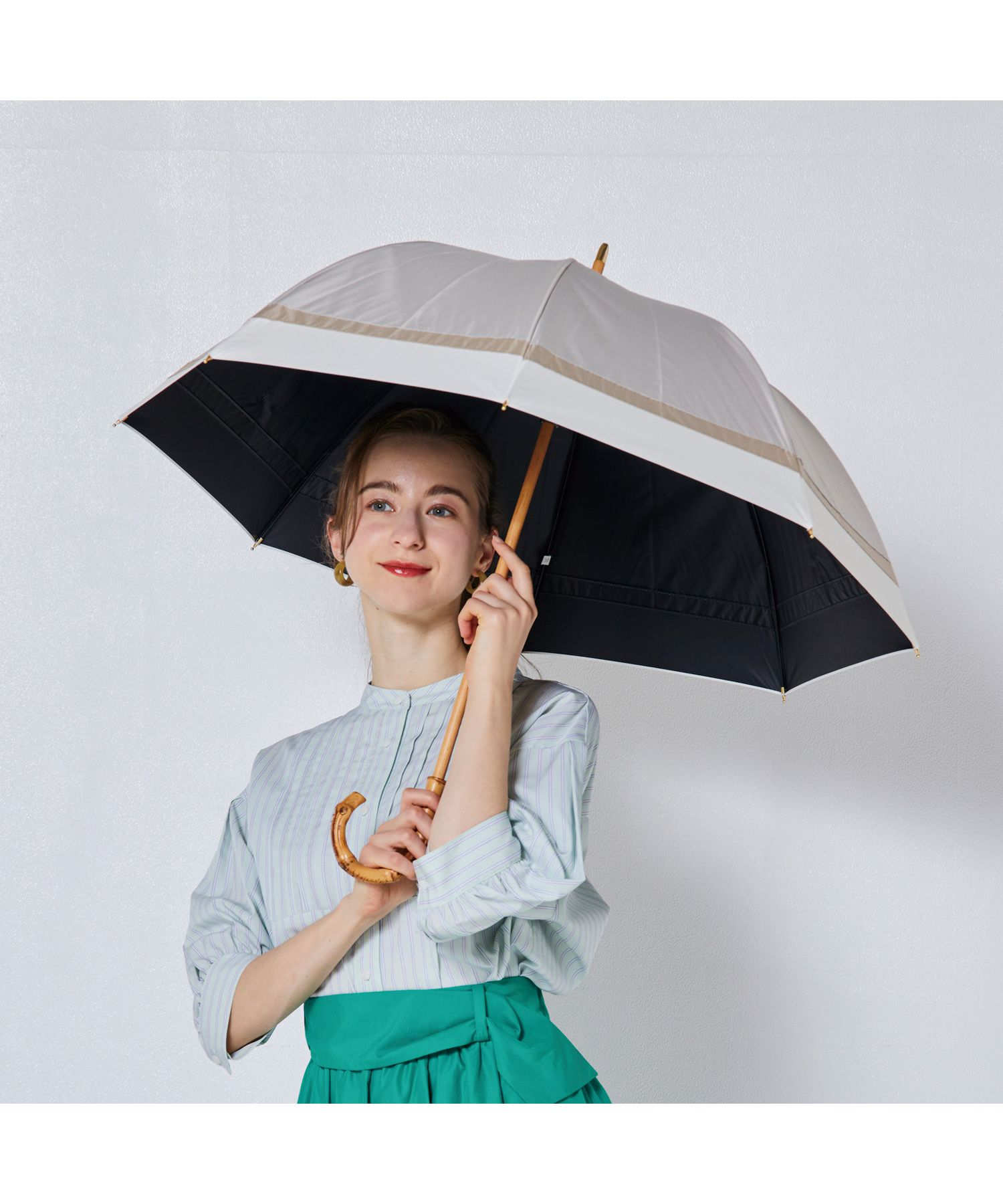 セール30%OFF】レフューム Refume 日傘 完全遮光 長傘 遮光率100