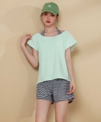 OSYAREVO/オシャレボ OSYAREVO 【ネット限定】ホルターネック タンキニ ４点セット 水着 セットアップ/503393453
