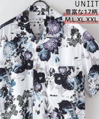 JEANS MATE/ジーンズメイト JEANS MATE 【UNIIT】レーヨン100% 総柄プリントシャツ バリエーション豊富 ひんやり感/505309374