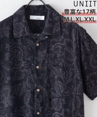 JEANS MATE/ジーンズメイト JEANS MATE 【UNIIT】レーヨン100% 総柄プリントシャツ バリエーション豊富 ひんやり感/505309374