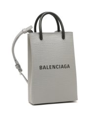 BALENCIAGA/バレンシアガ ショルダーバッグ ハンドバッグ ミニショッピングバッグ ロゴ ミニバッグ グレー レディース BALENCIAGA 593826 0AI2N 11/505317532