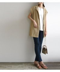 and it_/アンドイット and it_ テーラードジレ ジレ レディース 春夏 ベスト 春 夏 きれいめ 薄手 テーラード おしゃれ 前開き 襟付き ボタン付き 重ね着 /505318319