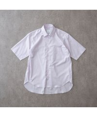 BRICK＆SONS/リラックスバックプリーツシャツ半袖＜ラベンダー＞/505320048