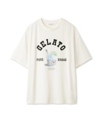 GELATO PIQUE HOMME/【HOMME】レーヨンベアワンポイントTシャツ/505320989