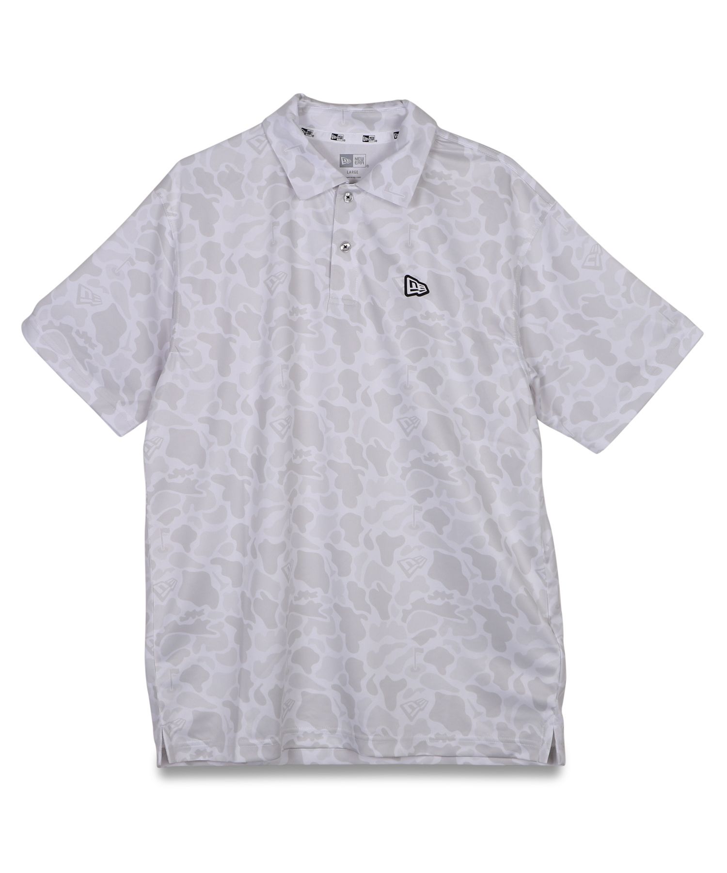 NEW ERA♦【ゴルフ】GOLF CAMO ロゴ ポロTシャツ ニューエラ NEW ERA ゴルフ ポロシャツ 半袖 カモ メンズ GF