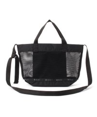 LeSportsac/MESH SMALL TOTEブラックメッシュ/505304859