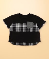 COMME CA ISM KIDS/マドラスチェック使い　半袖Tシャツ(80・90cm)/505308408