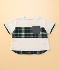COMME CA ISM KIDS/マドラスチェック使い　半袖Tシャツ(80・90cm)/505308408