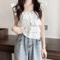 miniministore/ミニミニストア miniministore タンクトップ 透かし編み 花柄 春夏秋/505316971